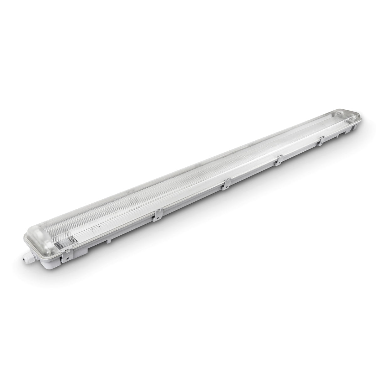 Pantalla estanca ECO CLIMATE - 2 tubos LED T8 - 150cm - Clips plásticos - IP65 (2)