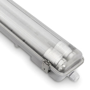 Pantalla estanca ECO CLIMATE - 2 tubos LED T8 - 150cm - Clips plásticos - IP65 - Barcelona Led-Iluminación