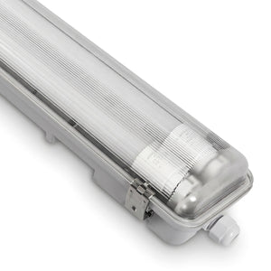 Pantalla estanca ECO CLIMATE - 2 tubos LED T8 - 150cm - Clips plásticos - IP65 (6)
