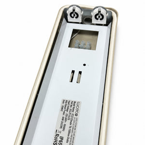 Pantalla estanca ECO CLIMATE - 2 tubos LED T8 - 150cm - Clips plásticos - IP65 (13)