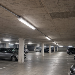 Pantalla estanca ECO CLIMATE - 2 tubos LED T8 - 150cm - Clips plásticos - IP65 (2)