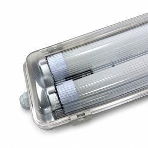 Pantalla estanca ECO CLIMATE - 2 tubos LED T8 - 150cm - Clips plásticos - IP65 (8)