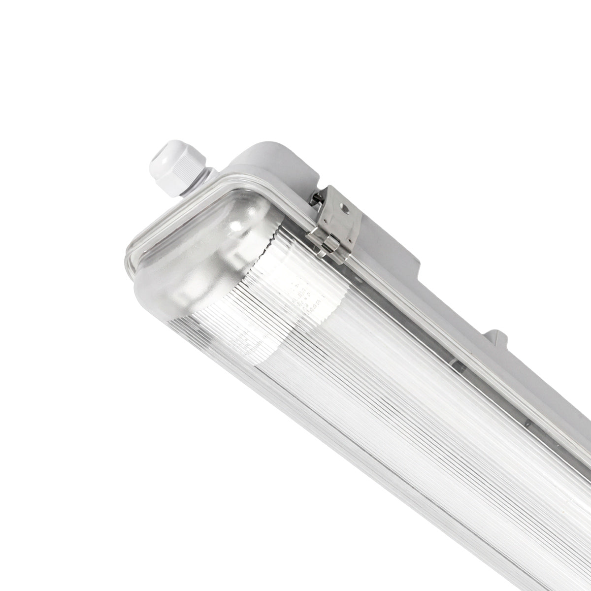 Pantalla estanca ECO CLIMATE - 2 tubos LED T8 - 150cm - Clips plásticos - IP65