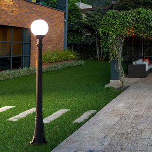 Farola exterior FUMAGALLI "GLOBO ARTU/G250" - 8.5W - E27 - CCT - Poste 1.5mts - Barcelona Led-Iluminación