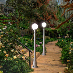 Farola exterior FUMAGALLI "GLOBO ARTU/G250" - 8.5W - E27 - CCT - Poste 1.5mts - Barcelona Led-Iluminación