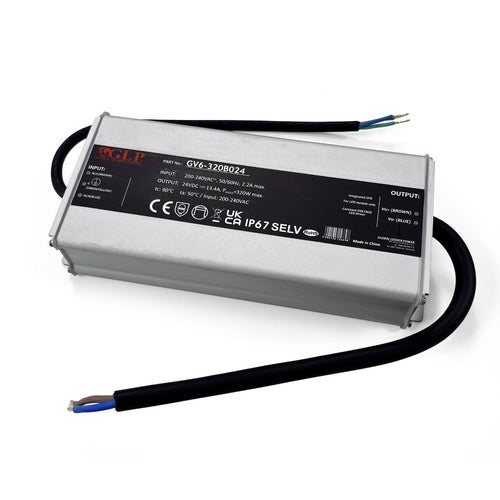 24 V DC – 320 W – IP67 – GV6 – Wasserdichtes Netzteil