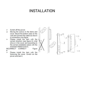 Sensor crepuscular de pared - Fotocélula automática - 220-240V AC (5)