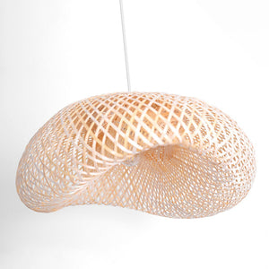 Lámpara colgante mimbre "Vimet Lite" - Barcelona Led-Decoración