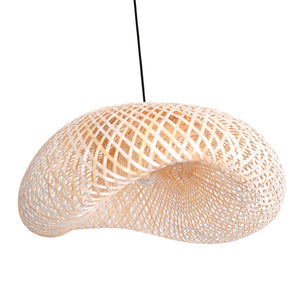 Lámpara colgante mimbre "Vimet Lite" - Barcelona Led-Decoración