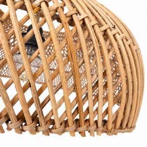 Lámpara colgante de ratán "TULIA" - E27 - Ø50 cm (21)
