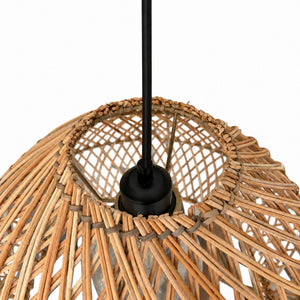 Lámpara colgante de ratán "SIENA" - E27 - Ø40 cm (3)