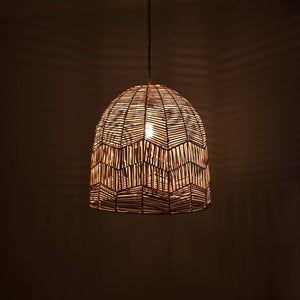 Lámpara colgante de mimbre "NORMA" - Ø45cm - E27 - Barcelona Led-Decoración