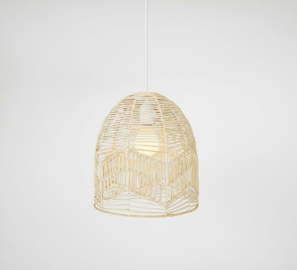 Lámpara colgante de mimbre "NORMA" - Ø45cm - E27 - Barcelona Led-Decoración