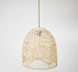 Lámpara colgante de mimbre "NORMA" - Ø45cm - E27 (8)