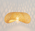 Lampa wisząca z rattanu