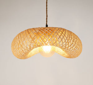 Lámpara colgante de mimbre "FREY" - E27 - Barcelona Led-Decoración