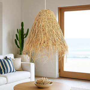Lámpara colgante de mimbre "GUSS" - E27 - Barcelona Led-Decoración