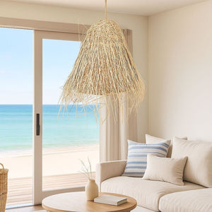 Lámpara colgante de mimbre "GUSS" - E27 - Barcelona Led-Decoración