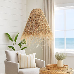 Lámpara colgante de mimbre "GUSS" - E27 - Barcelona Led-Decoración