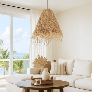 Lámpara colgante de mimbre "GUSS" - E27 - Barcelona Led-Decoración