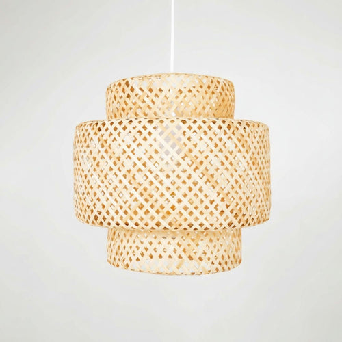 Rieten hanglamp