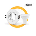 KIT - Adjustable downlight ring Ø75mm + GU10 5W bulb + GU10 socket 4