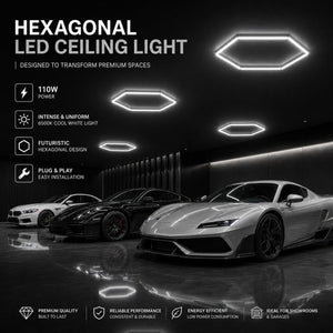 Lámpara LED hexagonal - 6500K - 1 hexágono - 440cm (2)