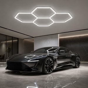 Lámpara LED hexagonal - 6500K - 4 hexágonos - 440cm