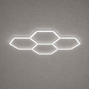 Lámpara LED hexagonal - 6500K - 4 hexágonos - 440cm (4)