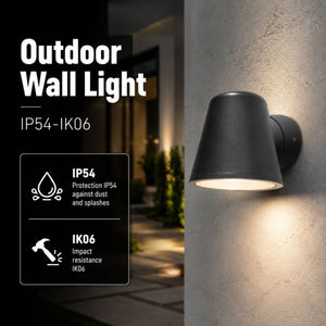 Aplique de pared exterior "MOKA" - Orientable - GU10 - IP54 - Barcelona Led-Iluminación