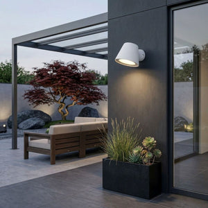 Aplique de pared exterior LED "ALBA" - Bombilla GU10 5W incluida - Barcelona Led-Decoración