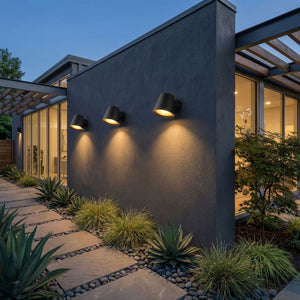 Aplique de pared exterior LED "ALBA" - Bombilla GU10 5W incluida (3)