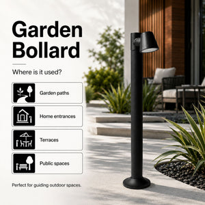 Bolardo de jardin "ASTUM" orientable - GU10 - 80 cm - IP54 (10)