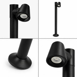 Bolardo de jardin "ASTUM" orientable - GU10 - 80 cm - IP54 (9)