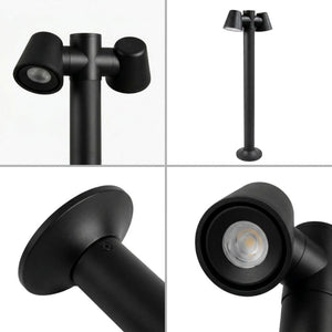 Bolardo de jardin "ASTUM II" orientable - 2xGU10 - 80 cm - IP54 (7)