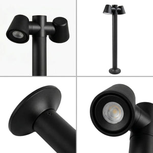 Bolardo de jardin "ASTUM II" orientable - 2xGU10 - 80 cm - IP54 - Barcelona Led-Iluminación