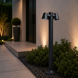 Bolardo de jardin "ASTUM II" orientable - 2xGU10 - 80 cm - IP54 (2)