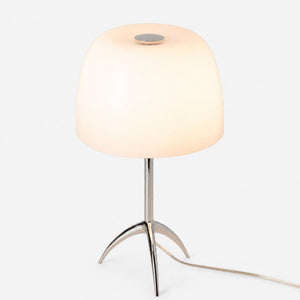 Lámpara de mesa de diseño "GRETA" - Pantalla de cristal - G9 (6)