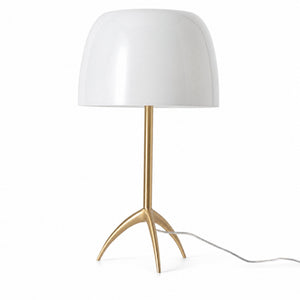 Lámpara de mesa de diseño "GRETA" - Pantalla de cristal - G9 (10)