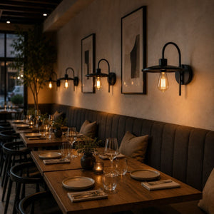 Aplique de pared de diseño "Hook" - E27 - Barcelona Led-Decoración