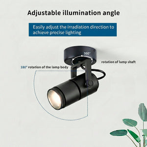 Aplique de pared y techo LED COB "ESCOP" Orientable con ángulo lumínico ajustable - 12W - Barcelona Led-Decoración
