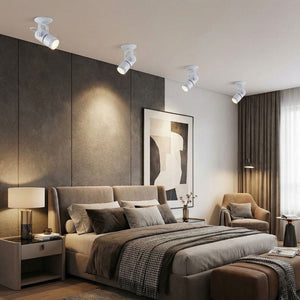 Aplique de pared y techo LED COB "ESCOP" Orientable con ángulo lumínico ajustable - 12W - Barcelona Led-Decoración