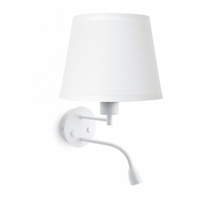 Aplique de pared "PAIR" E27 con foco LED de lectura 3W - Barcelona Led-Decoración