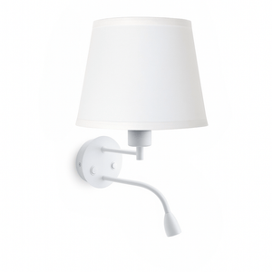 Aplique de pared "PAIR" E27 con foco LED de lectura 3W (21)