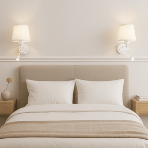 Aplique de pared "PAIR" E27 con foco LED de lectura 3W (22)