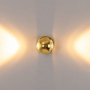 Aplique de pared LED con óptica "BOO" 9W - Cromo - Up & down - 2700K (25)