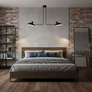 Lámpara de techo de diseño "Muller 2" - 2 x E27 - Barcelona Led-Decoración