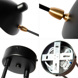 Lámpara de techo de diseño "Muller 2" - 2 x E27 - Barcelona Led-Decoración