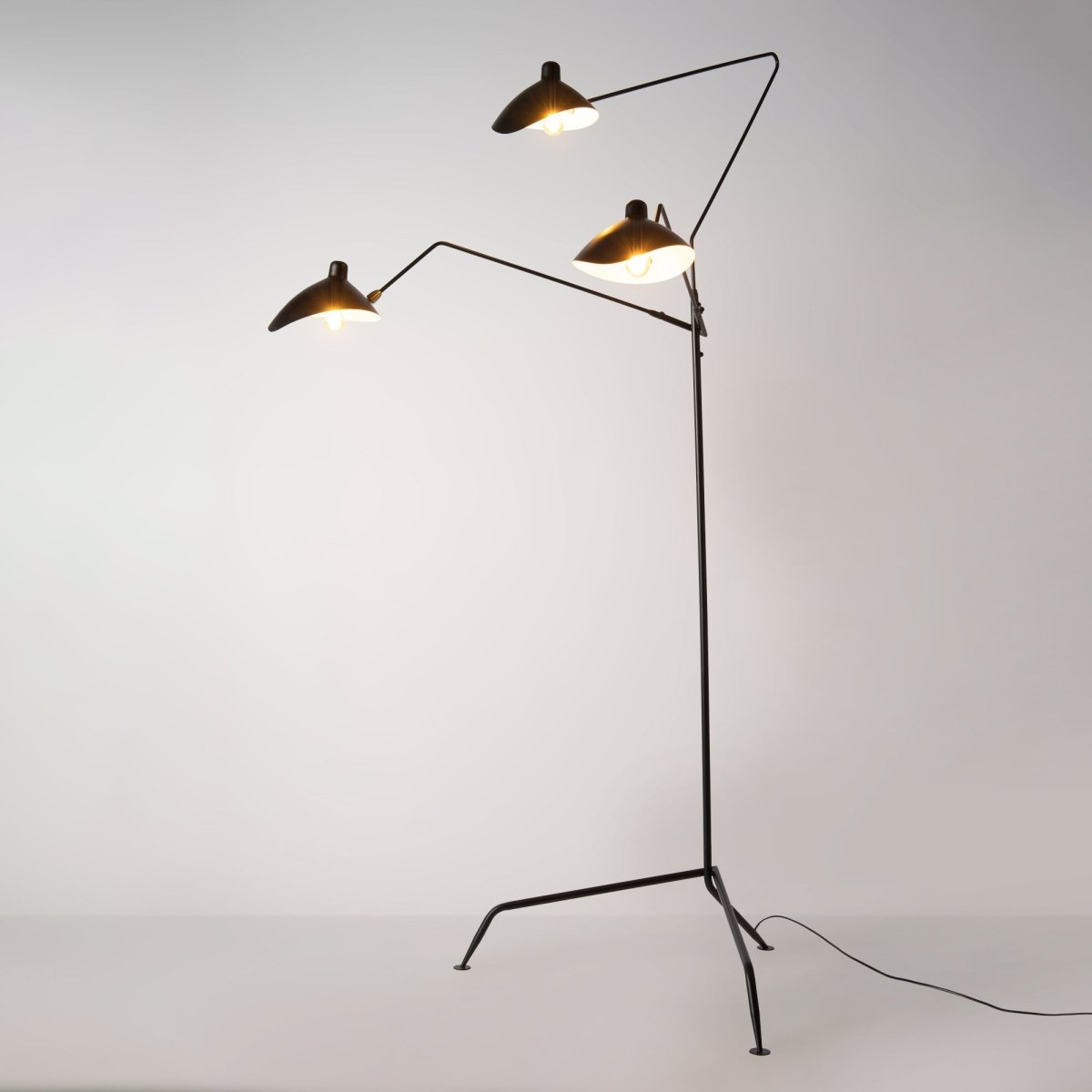 Lámpara de pie de diseño "Muller 3" - 3 x E27 - Barcelona Led-Decoración