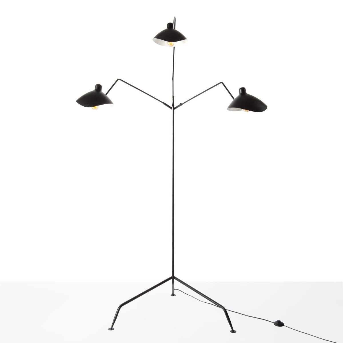 Lámpara de pie de diseño "Muller 3" - 3 x E27 - Barcelona Led-Decoración